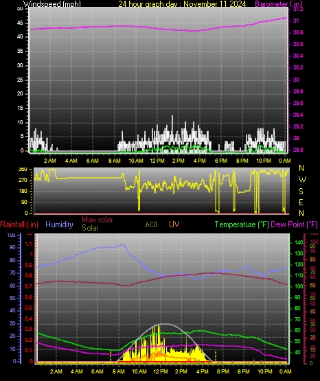 24 Hour Graph for Day 11