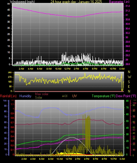 24 Hour Graph for Day 16